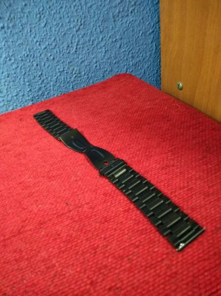 Correa de reloj negra