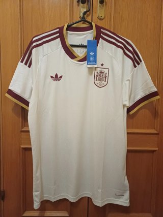 Camiseta España Talla L Blanca Adidas