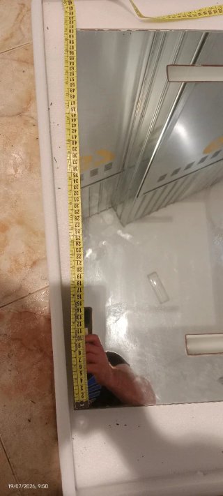 Espejo de baño con luz fluorescente
