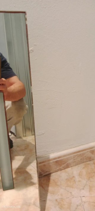 Espejo de baño con luz fluorescente