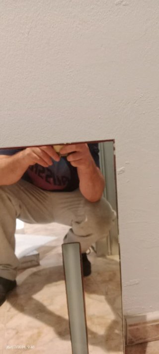 Espejo de baño con luz fluorescente