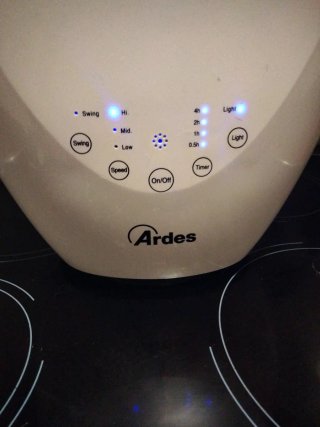 Ventilador Ardes sin aspas.