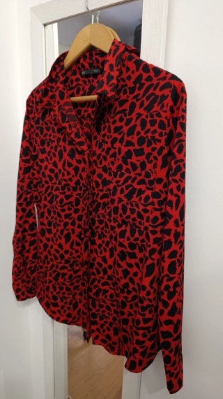Camisa Estampado Animal Print. Sfera. Talla M