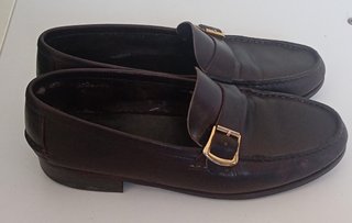 Mocasines Guido's Marrones con Hebilla Dorada