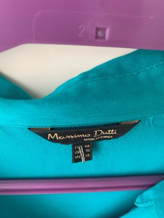 Camisa Massimo Dutti seda manga larga