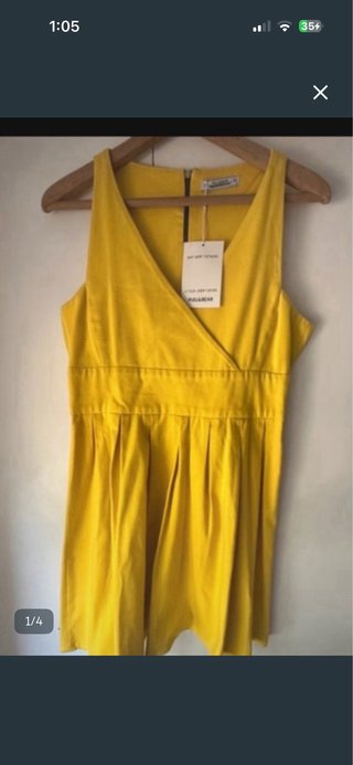 Vestido amarillo L