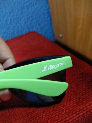 Gafas de Ciclismo Negras con Lentes Verdes