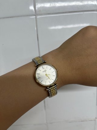 Reloj JCKY Quartz bicolor