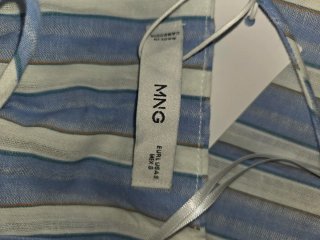 Vestido Verano Rayas Azul y Blanco Talla M