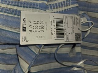 Vestido Verano Rayas Azul y Blanco Talla M