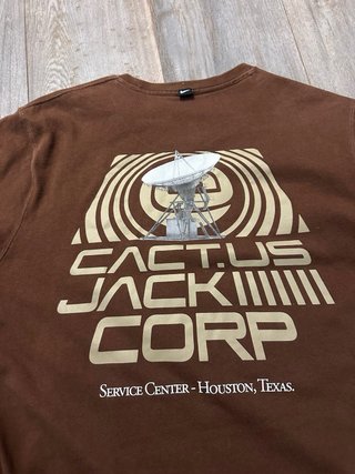 T-Shirt Nike x Cactus Jack Marrone