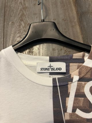 T-shirt Stone Island Logo Grafico