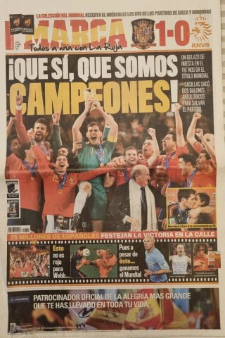 Diario Marca: Campeones del Mundo 2010
