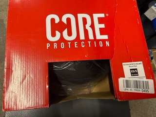 Casco CORE PROTECTION Negro/Rojo Talla XS/S