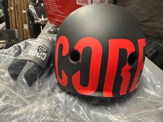 Casco CORE PROTECTION Negro/Rojo Talla XS/S