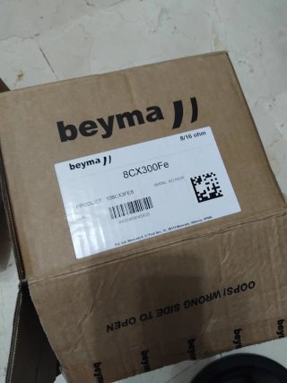 2 Altavoces Beyma 8Cx300Fe Coaxial 8
