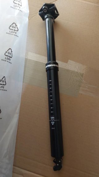 TIJA TELESCÓPICA DE BICI MARCA TRANZ-X 31,6 MM 130