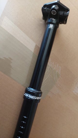 TIJA TELESCÓPICA DE BICI MARCA TRANZ-X 31,6 MM 130