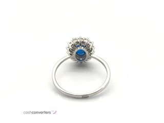 anillo plata 925mm con piedra con circonita
