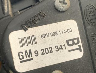 Pedal del acelerador opel 9202341 zafira b 58958