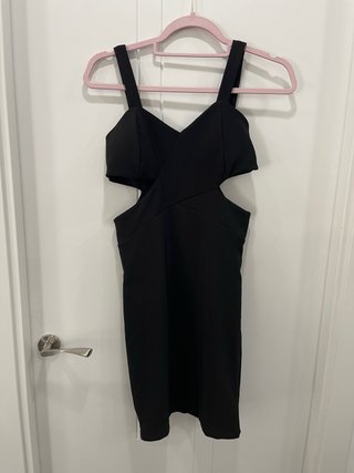 Vestido de tubo negro cut out | Talla S