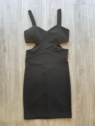 Vestido de tubo negro cut out | Talla S