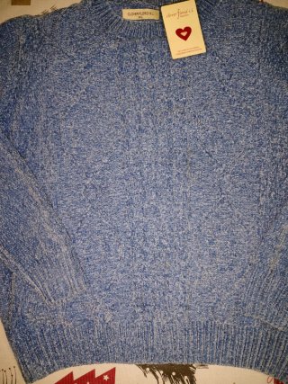 Jersey Azul Clover Canyon Talla M