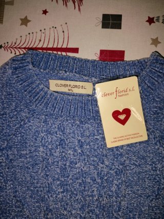 Jersey Azul Clover Canyon Talla M
