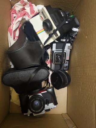 Lotto di 6 Fotocamere Vintage Fujica Praktica