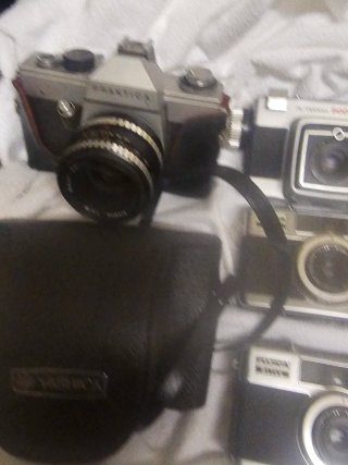 Lotto di 6 Fotocamere Vintage Fujica Praktica