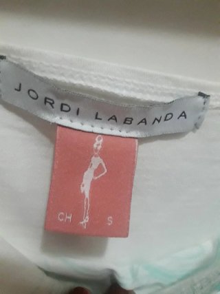 Camiseta blanca Jordi Labanda con dibujo