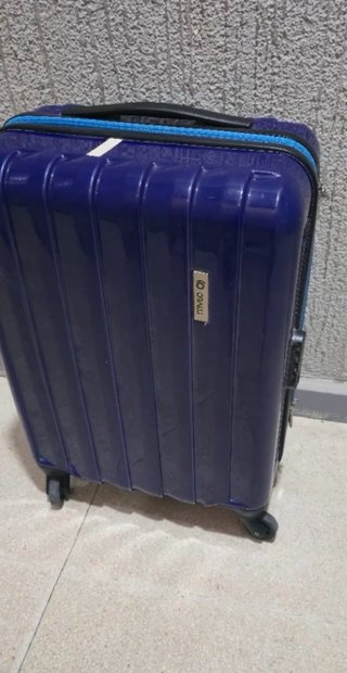 Maleta de viaje azul