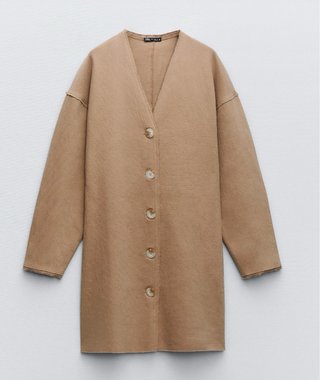 Vestido camel Zara