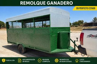 Remolque Ganadero o jardinera para romerias 750kg
