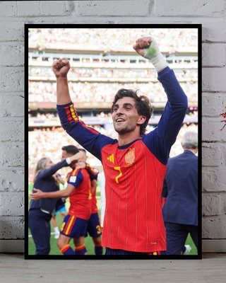 Cuadro Ferran Torres Campeon mundial 2026 España