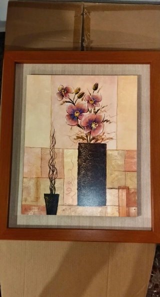 LOTE VINTAGE DE 5 CUADROS DECORATIVOS