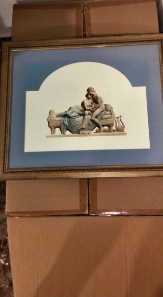 LOTE VINTAGE DE 5 CUADROS DECORATIVOS