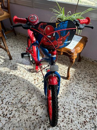Bicicleta infantil Spiderman