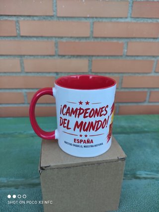 Taza Selección Española Campeones del Mundo 2026