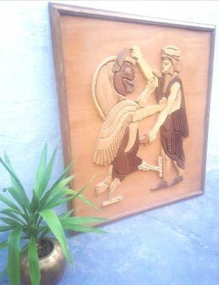 Gran cuadro en madera ARTE IRANÍ