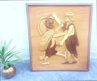 Gran cuadro en madera ARTE IRANÍ