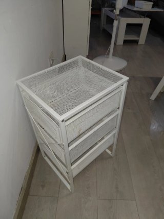 Cajonera Metálica Blanca Ikea