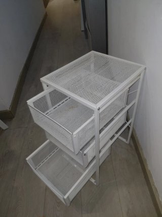 Cajonera Metálica Blanca Ikea