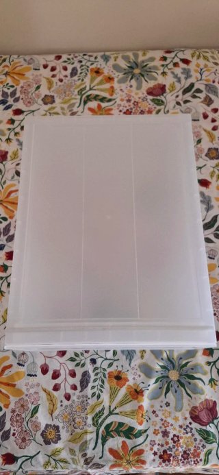Cajonera de plástico transparente