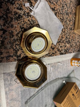 Ojos de buey dorados (pack 15)+ 2