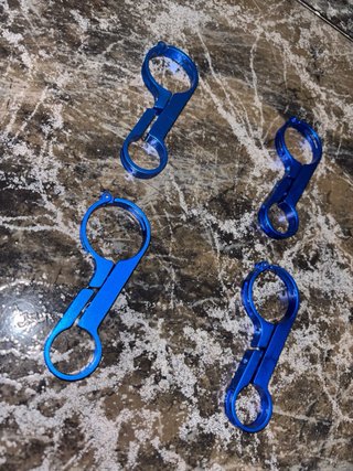 4 Extensores Manillar Patinete/Bicicleta Azul