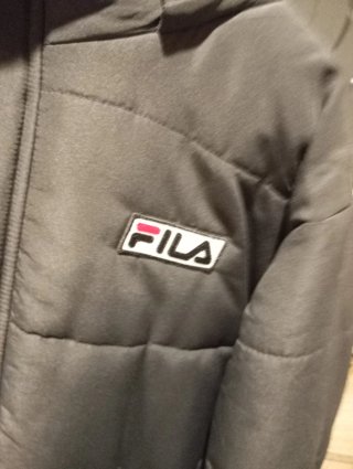 Anorak Fila negro talla niño 12 años