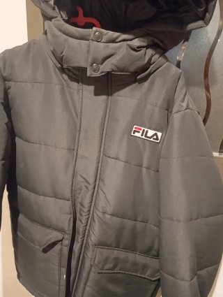 Anorak Fila negro talla niño 12 años