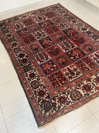 Alfombra persa estilo Bakhtiari - Diseño de jardín