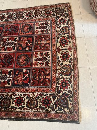 Alfombra persa estilo Bakhtiari - Diseño de jardín